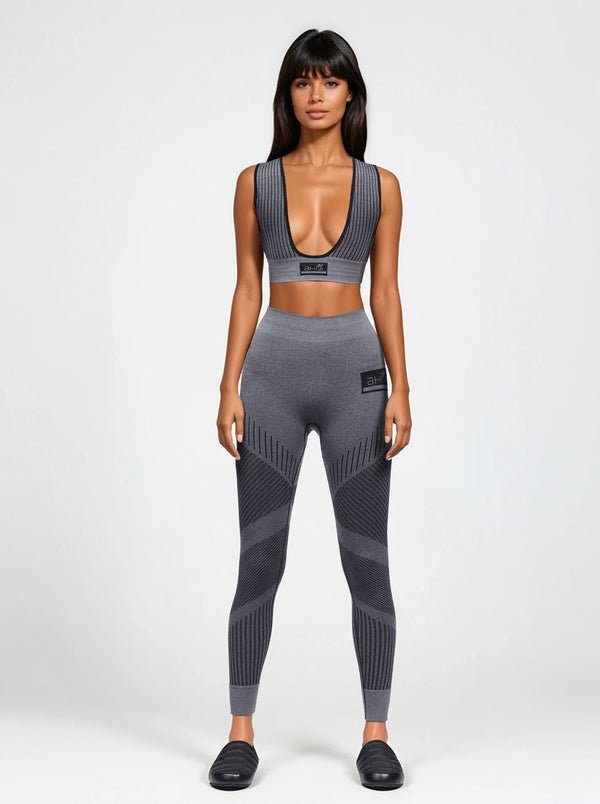 bare back bra with flow legging set