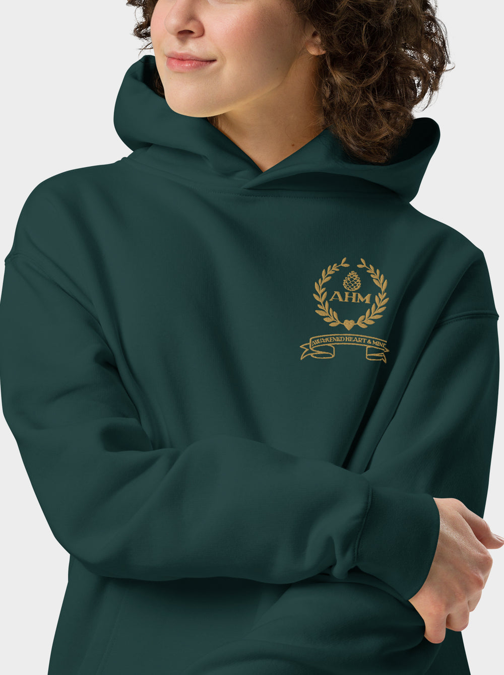 AHM Classic Crest Oversized Hoodie