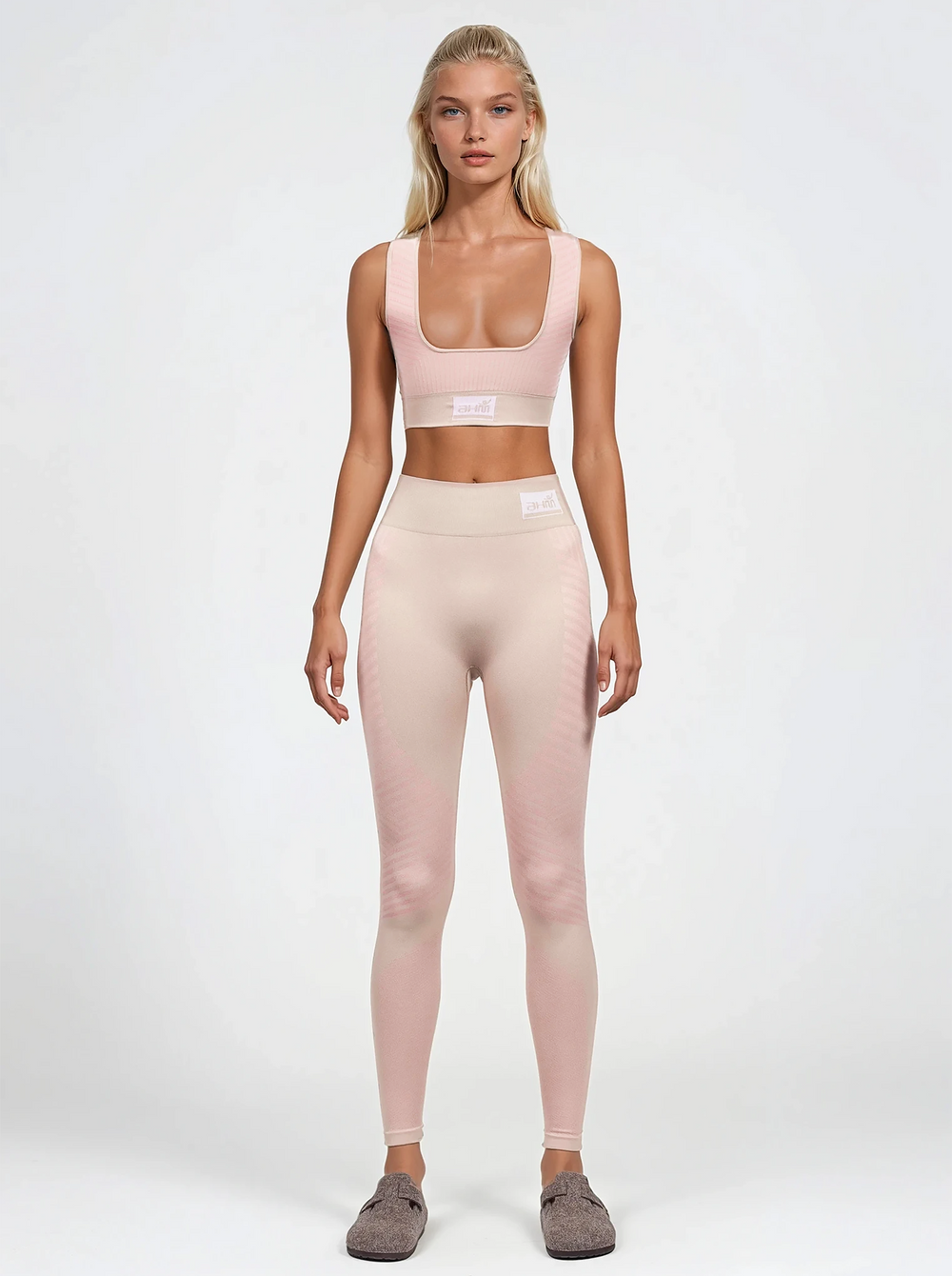 compression bra and legging set on Marina